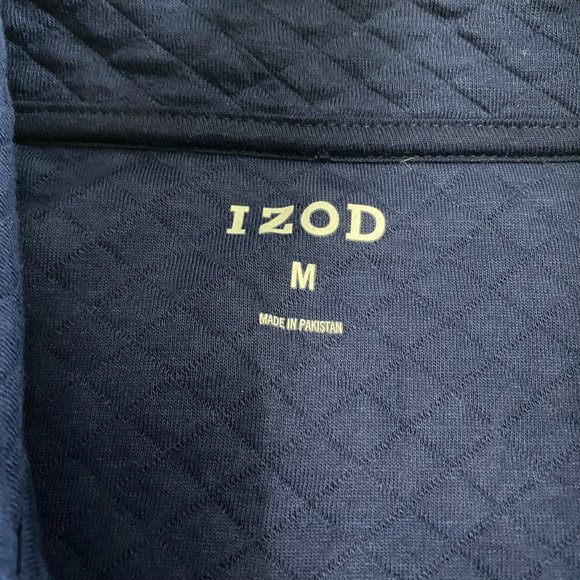 Medieval Navy Blue Izod Luxury Sport Quilted Vest Men's Size Medium NWT - Picture 8 of 12